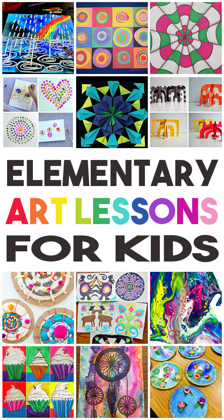 Elementary Art Lesson Drawing second-grade-art-projects