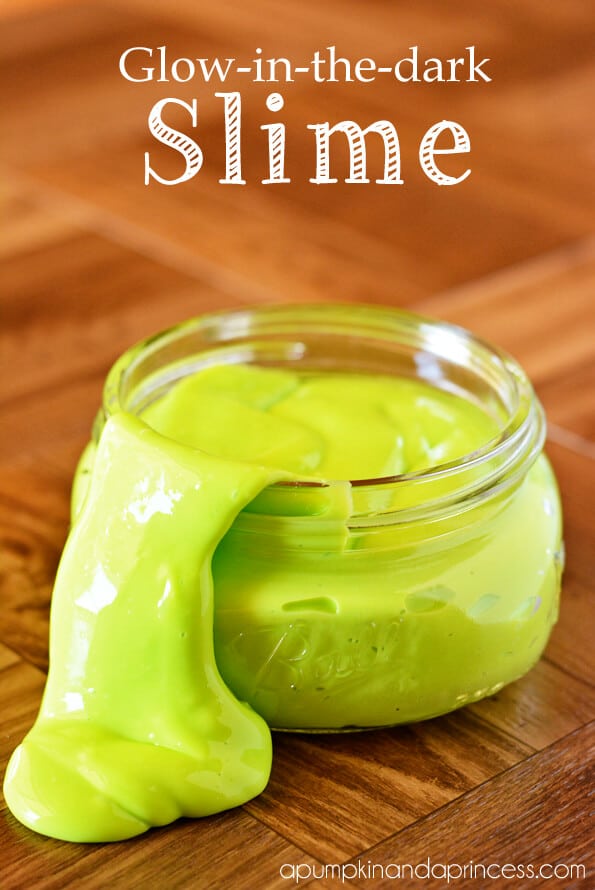 glow in the dark slime recipe