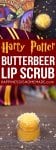 harry potter butterbeer lip scrub 