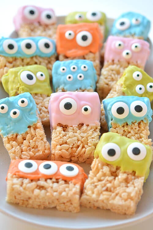 rice krispie treat monsters