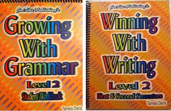 growing with grammar and winning with writing book covers