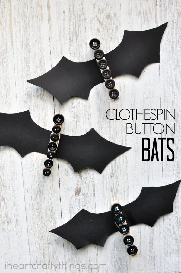 clothespin button bat craft for kids