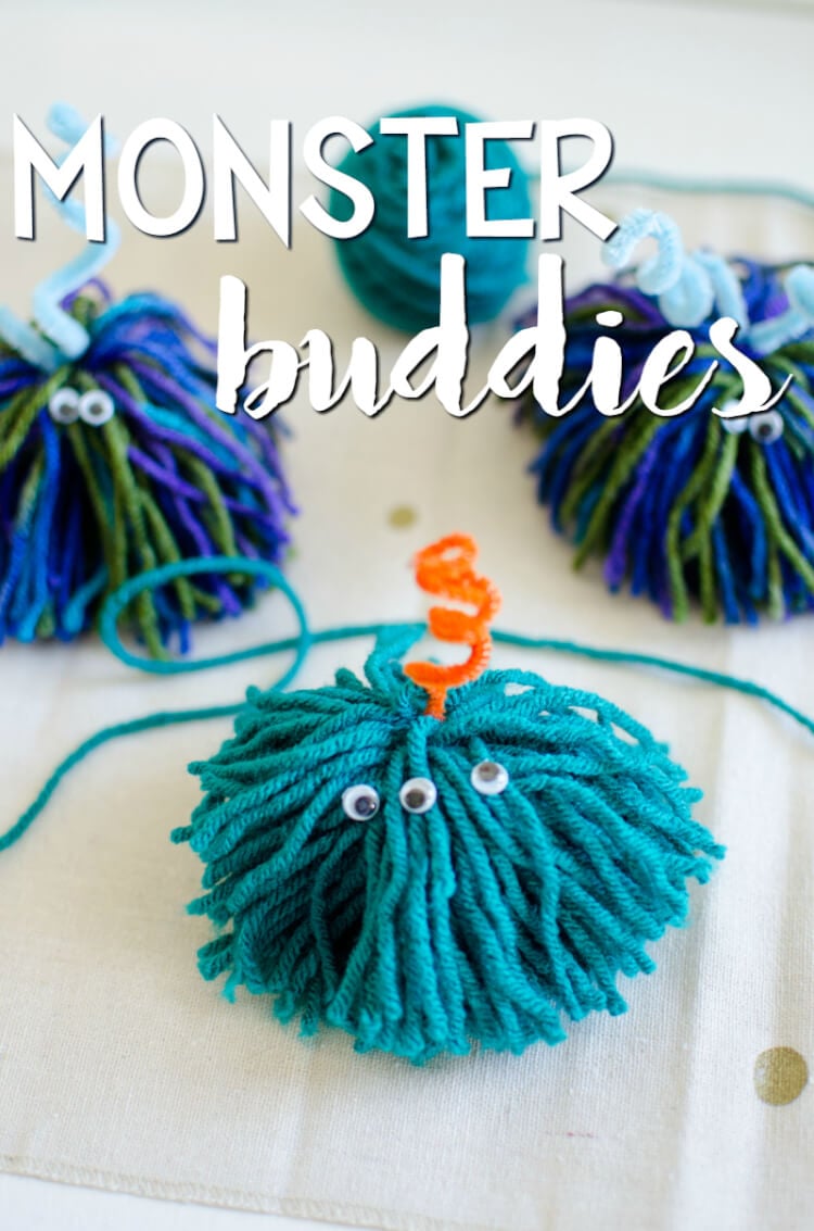 monster buddies kids craft idea
