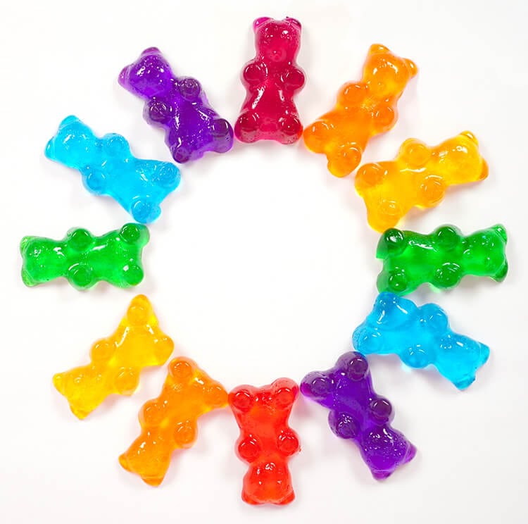 rainbow gummy bear soaps anyone can make