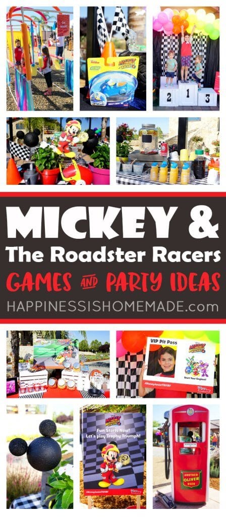 mickey and the roadster racers games and party ideas