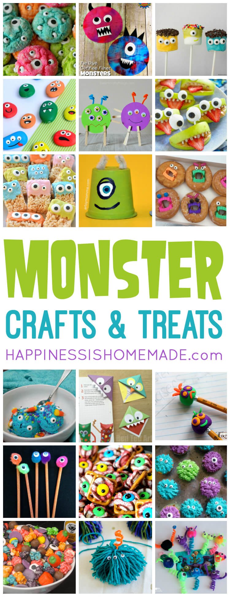 monster crafts and treat ideas
