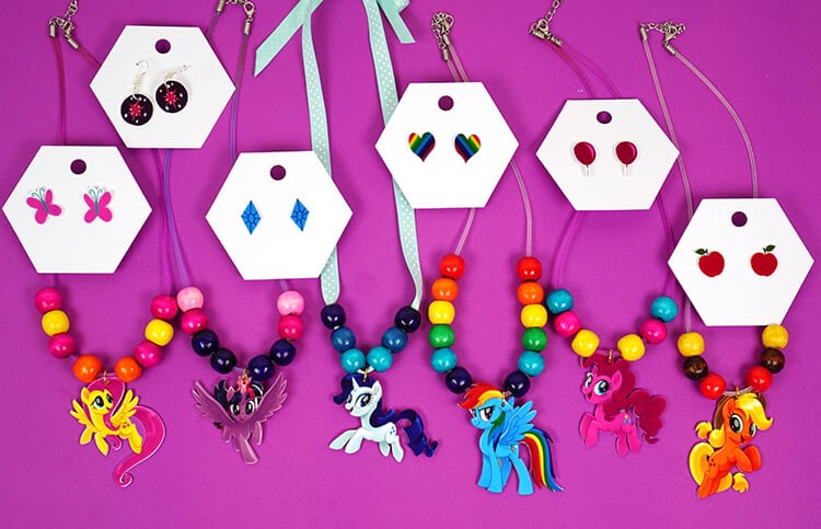 DIY my little pony movie jewelry