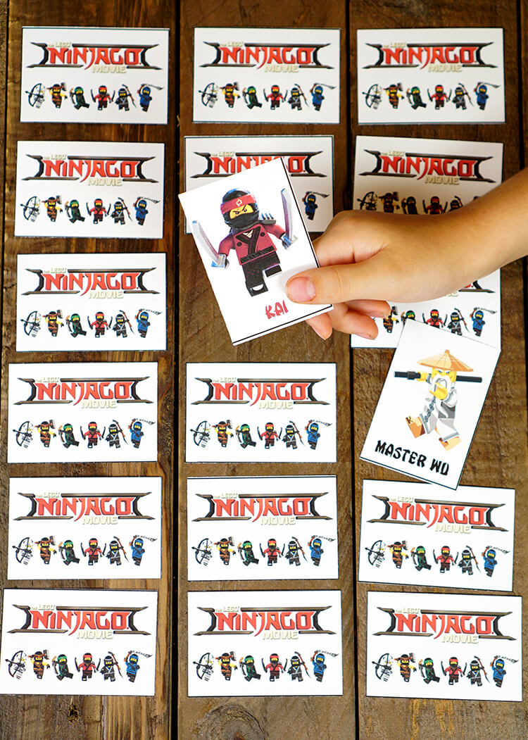 Printable LEGO NINJAGO Games – Memory & Shadow Match