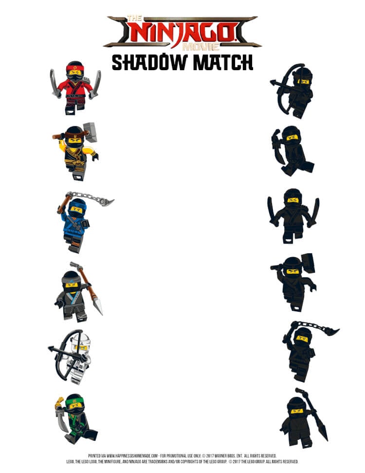 shadow match lego ninjago game