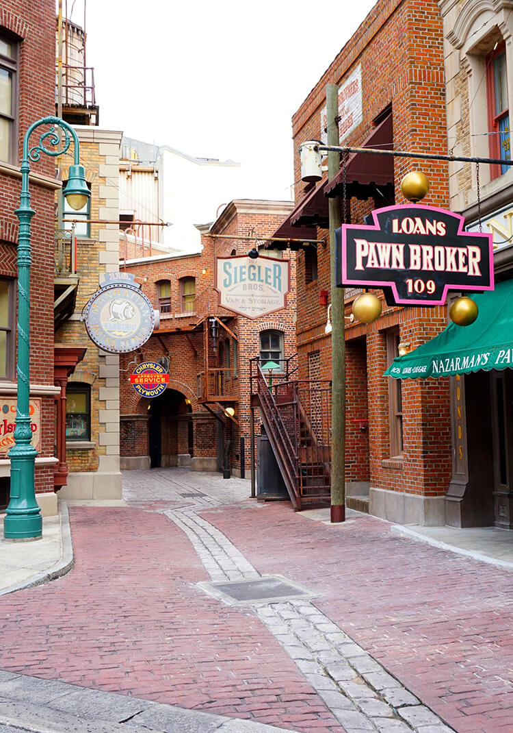 street at universal studios florida