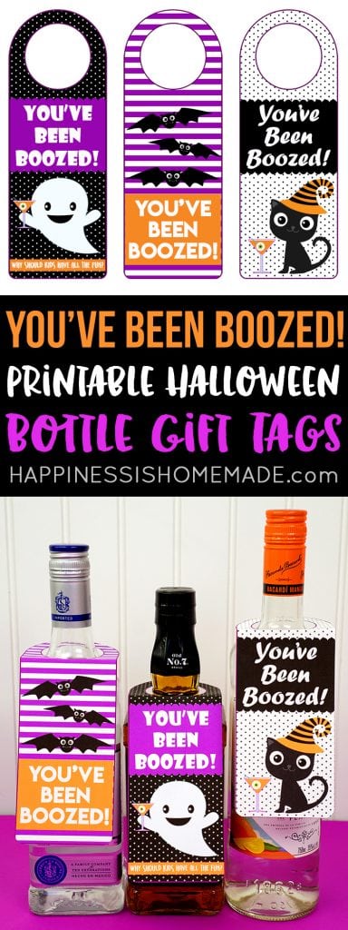 You&rsquo;ve Been Boozed Printables - Halloween