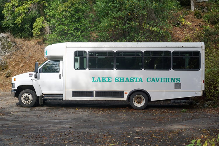lake shasta caverns bus 