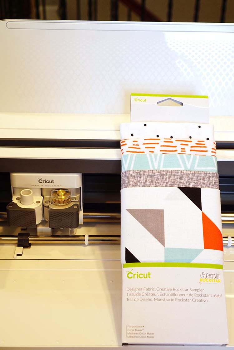 cricut maker and cricut fabric