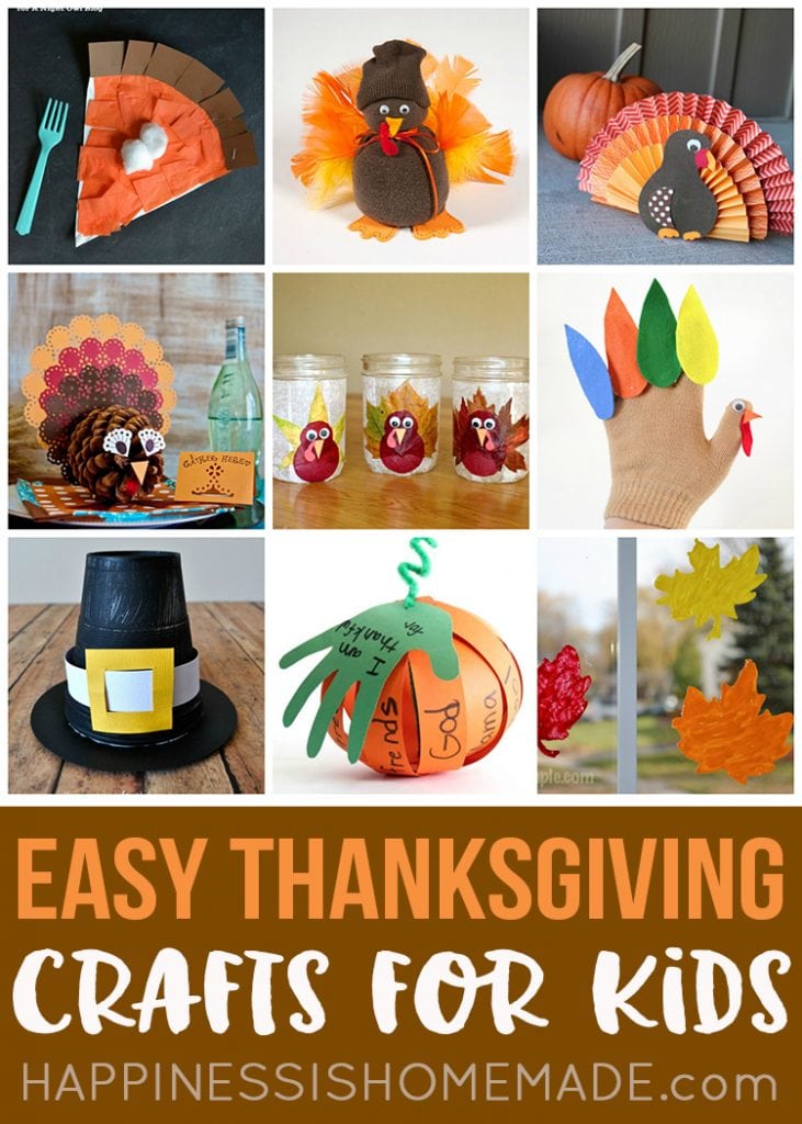 easy thanksgiving crafts for kids