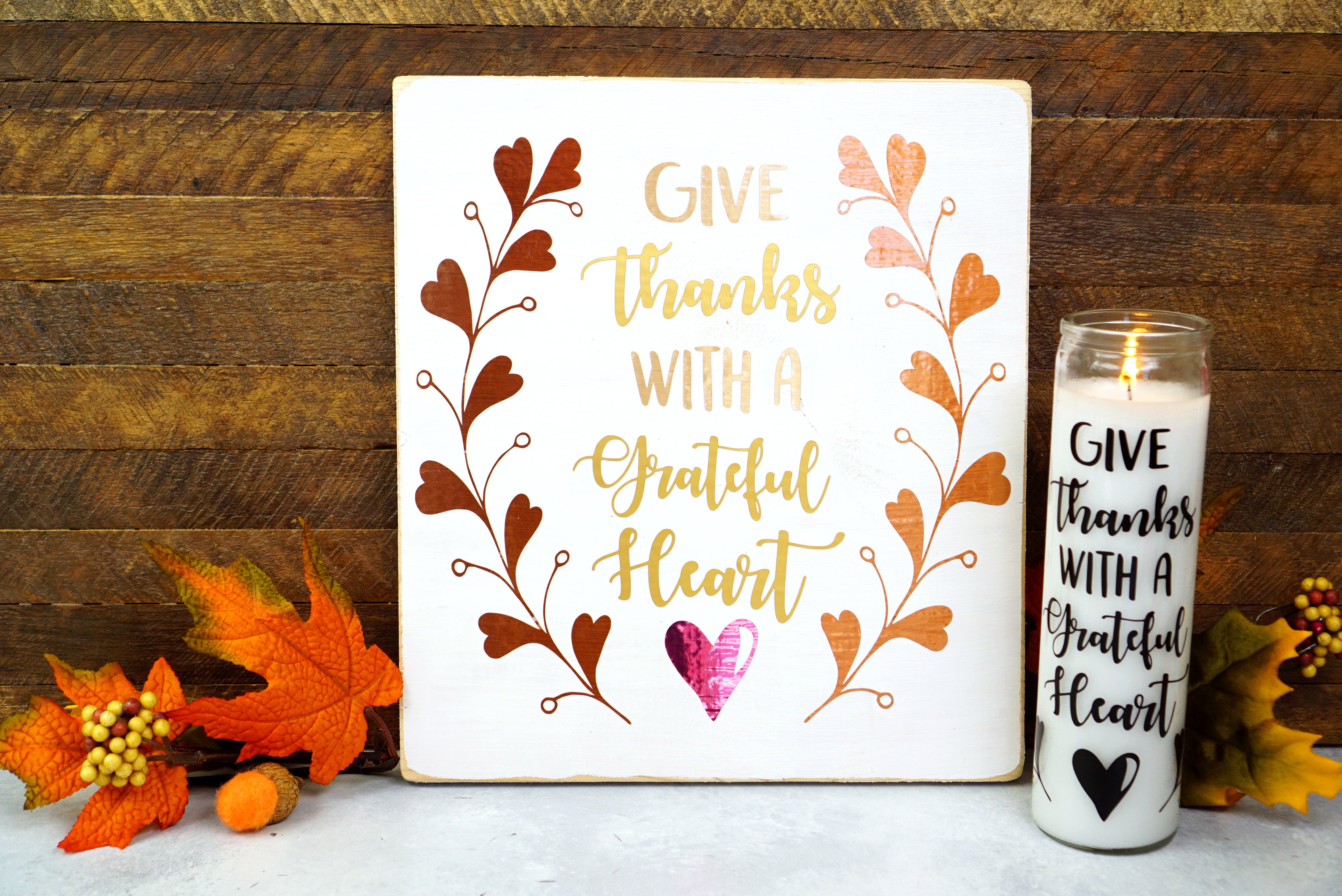 fall svg on printed sign