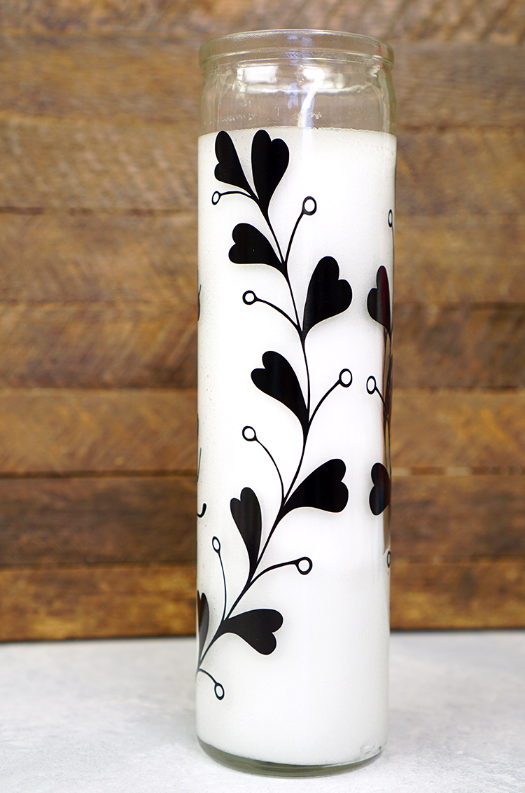 easy to make fall candle holder