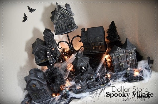 cute spooky halloween village