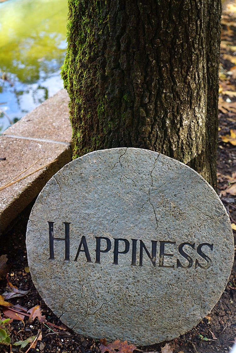 happiness sign at shasta caverns