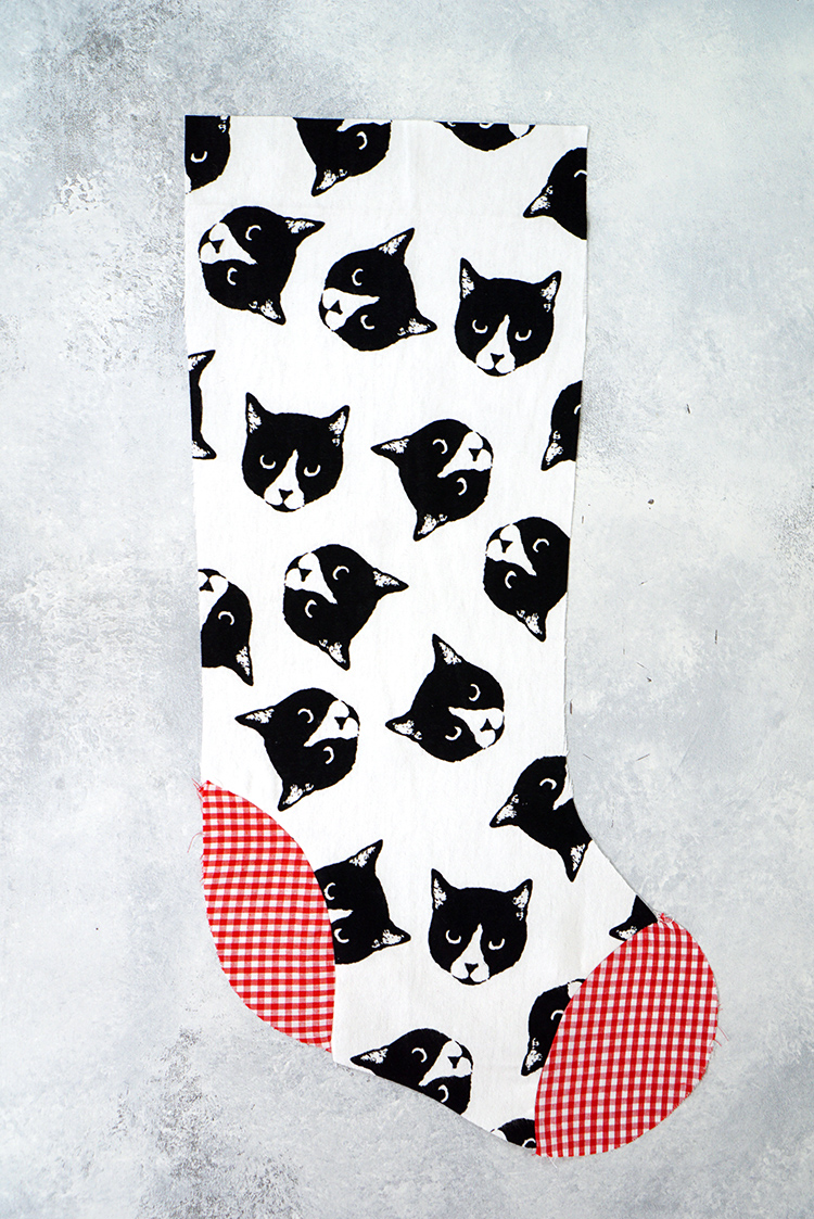 stocking sewed together for christmas