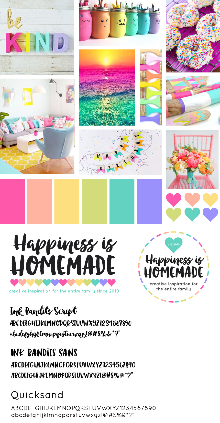 happiness is homemade brand kit example 