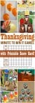 thanksgiving minute to win it games with printable score cards