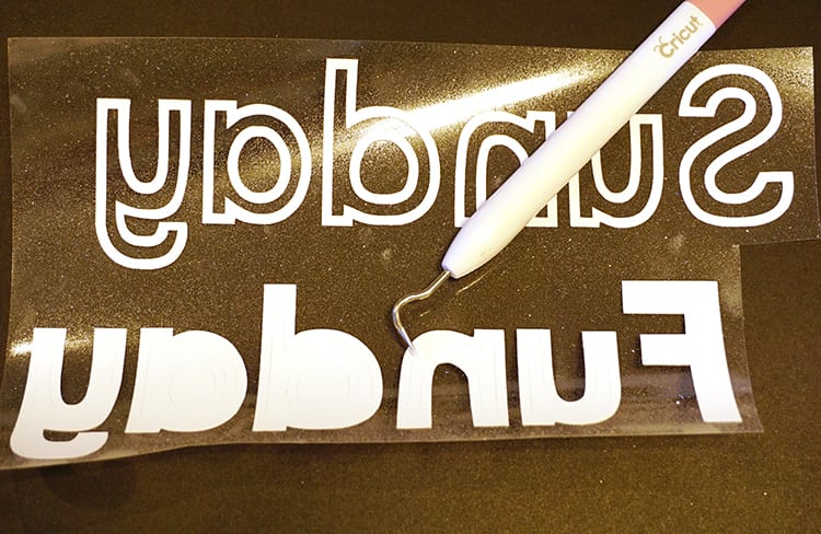 sunday funday svg design being weeded