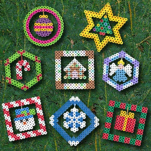 Image result for Perler Bead Ornaments