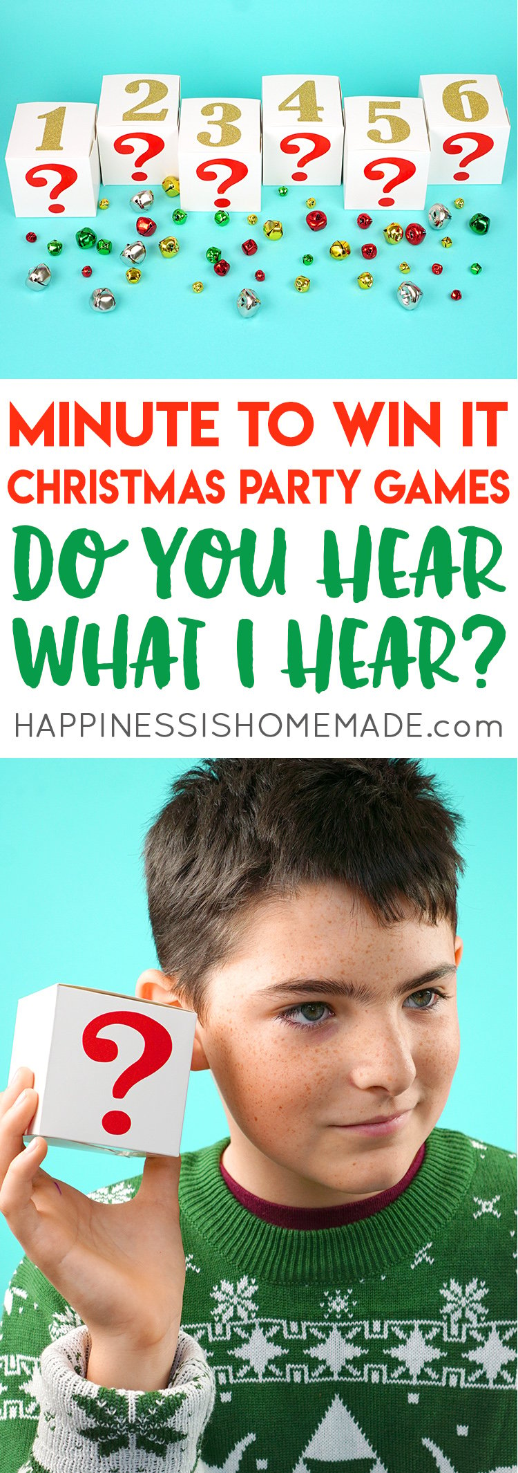 do you hear what I hear? fun christmas party game for kids 