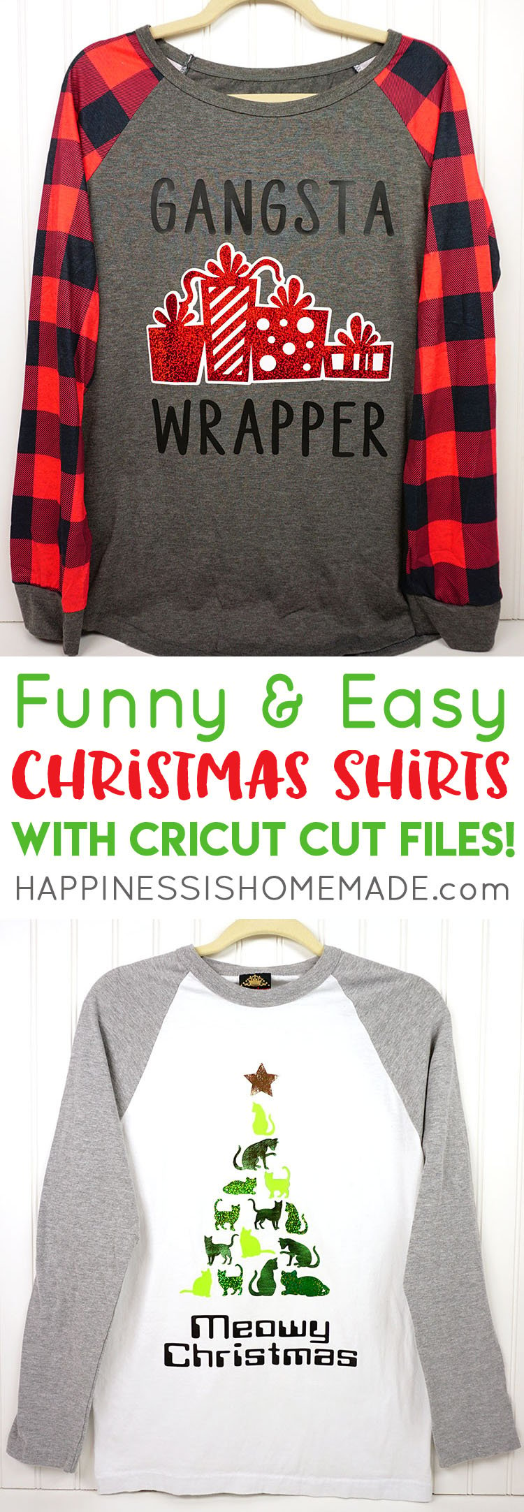 Download Funny Christmas Shirts with Cricut + Cut Files ...