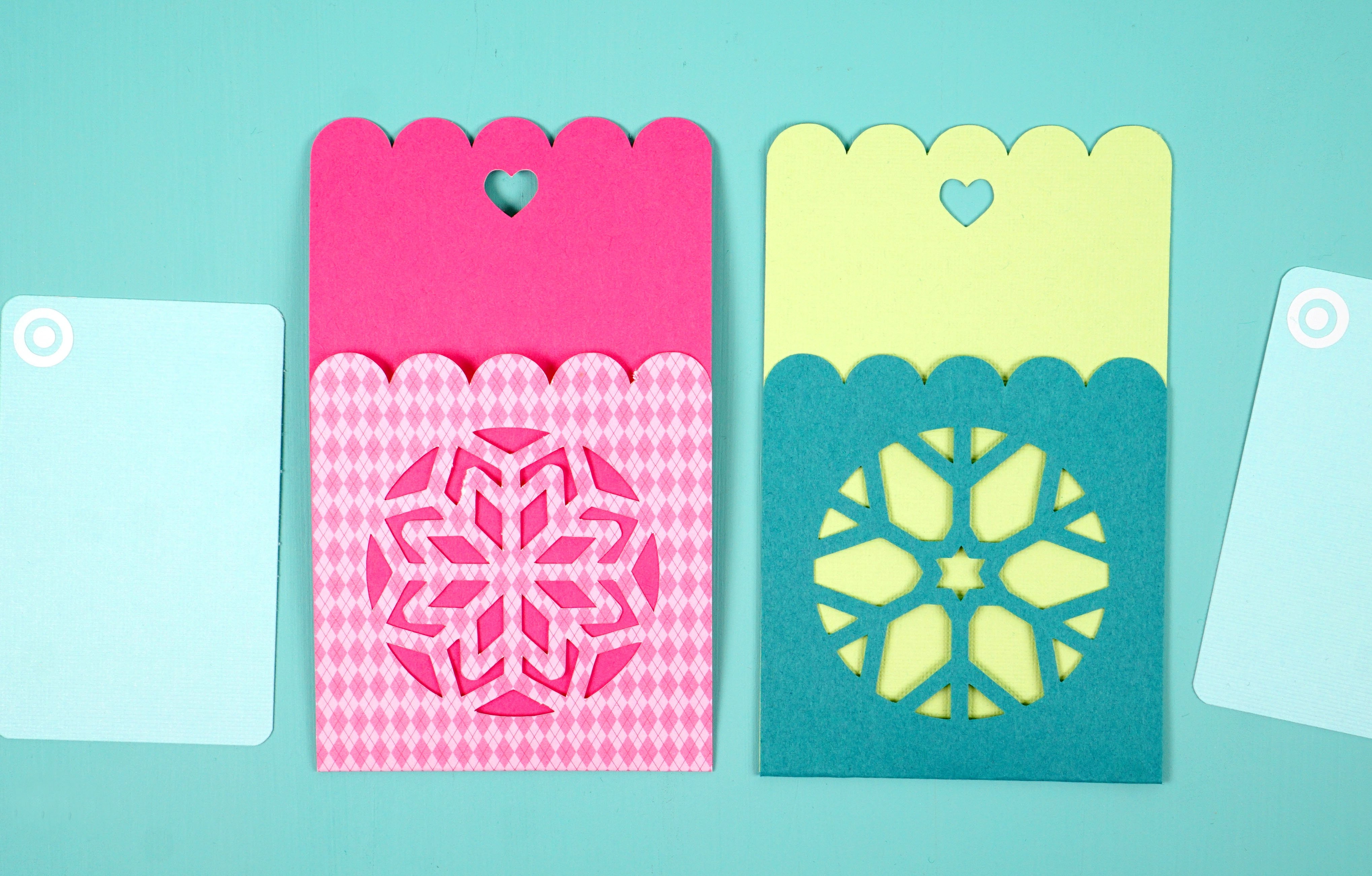 Download Snowflake Gift Card Holder Tags + Christmas SVG File ...