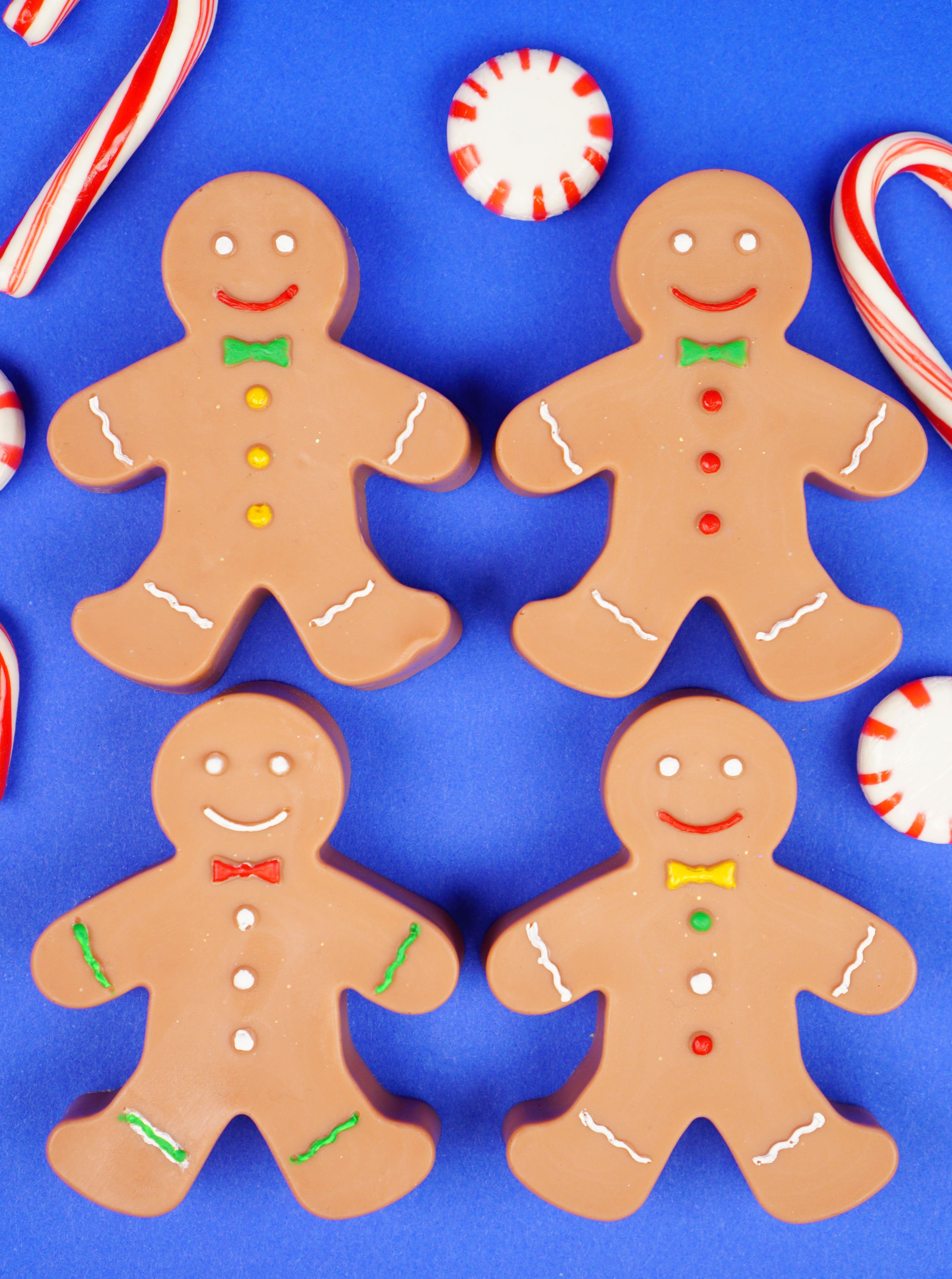 15-Minute DIY Gingerbread Man Soaps