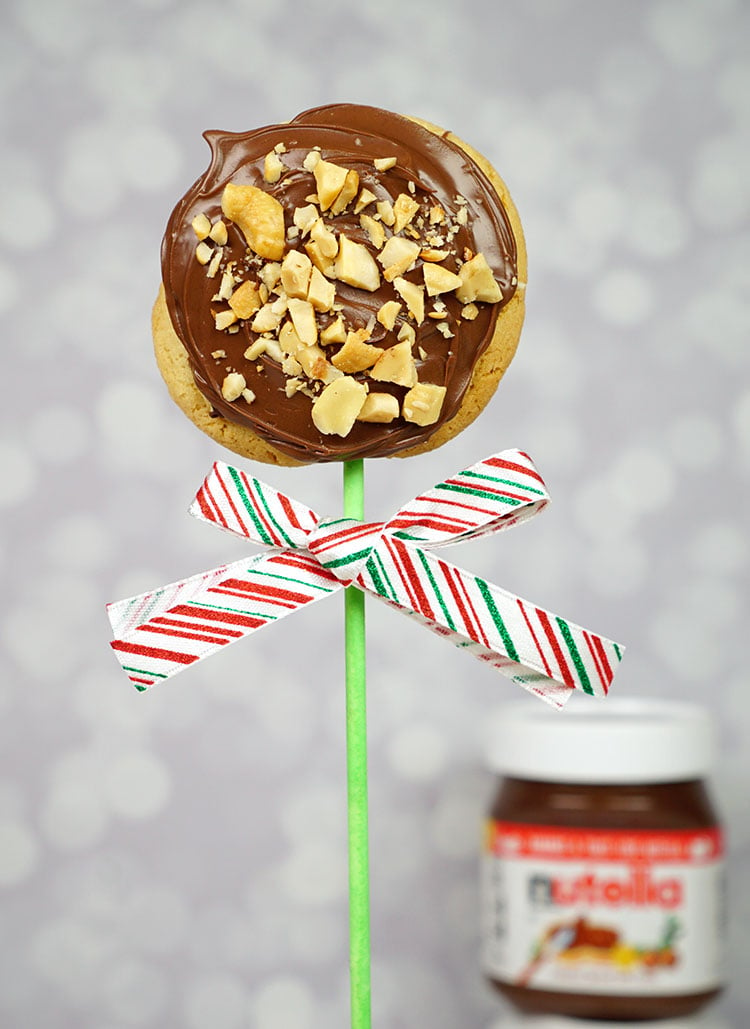 cute Christmas gift idea cookie pops