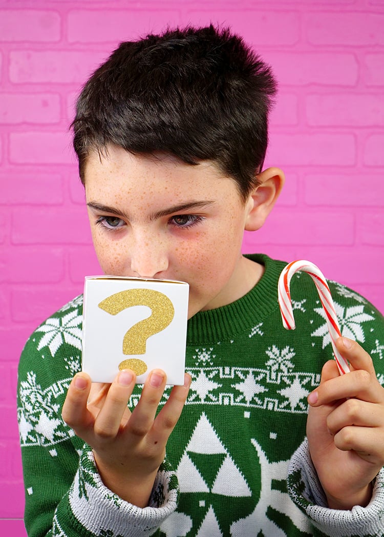 scents of christmas game being played by boy 