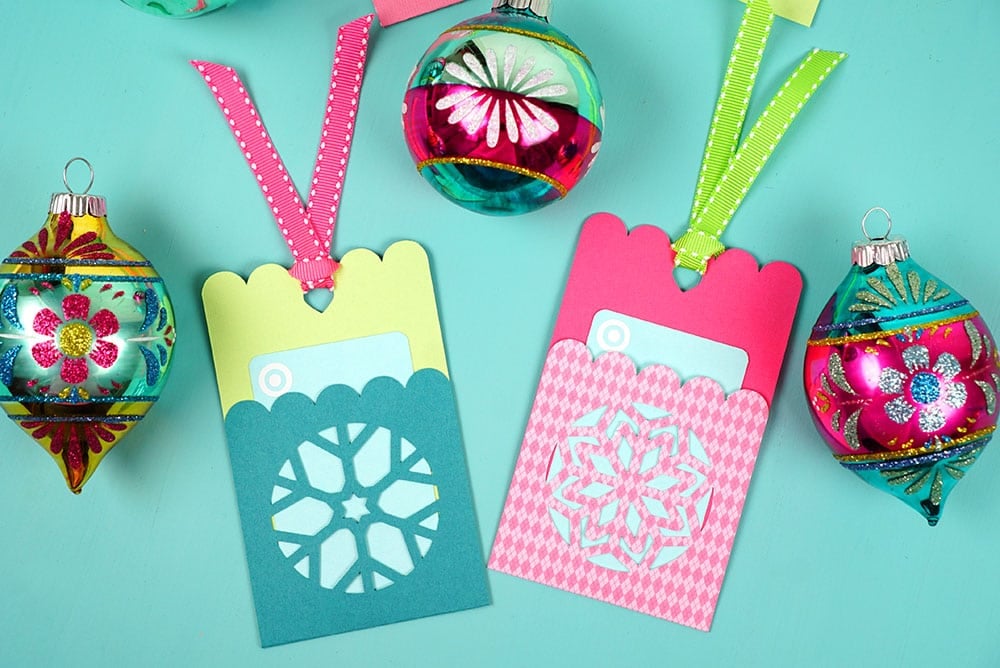 cute diy snowflake gift tags with decorations
