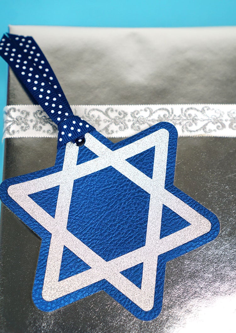 star of david gift tag