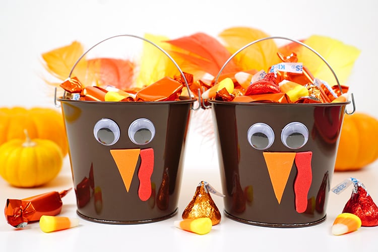 cute turkey treat bags for kids