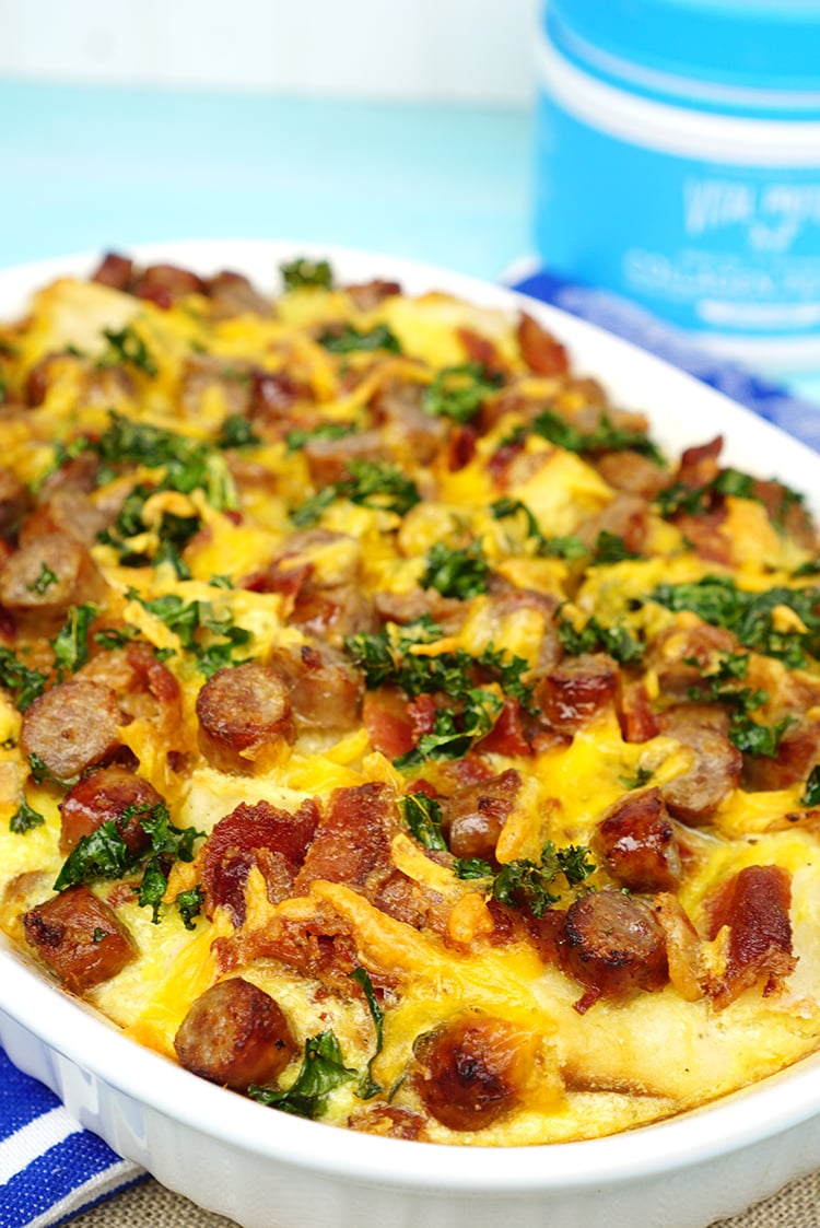 English Muffin Breakfast Casserole