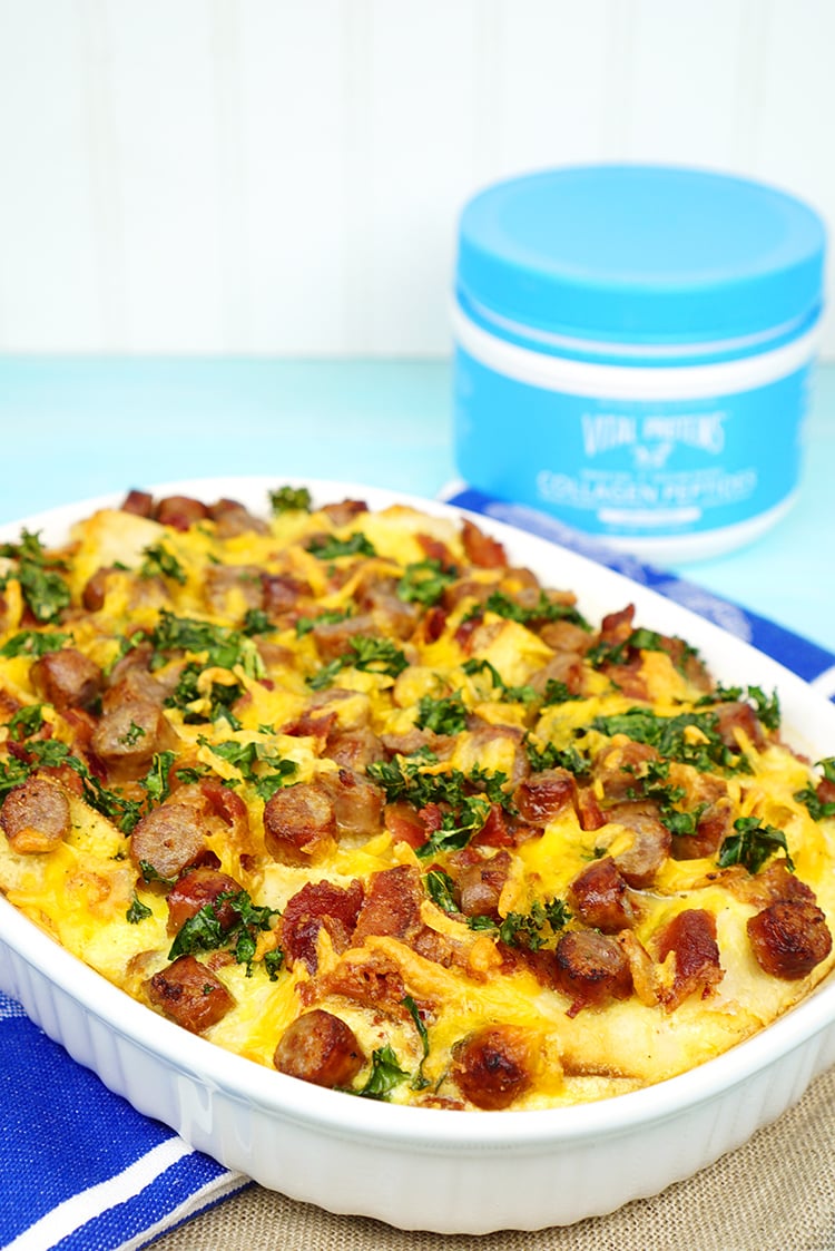 breakfast sausage casserole and vital proteins