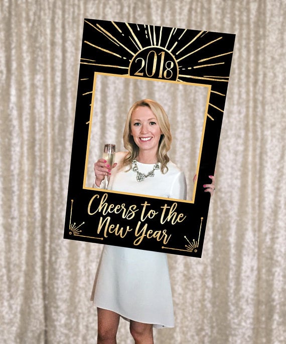 photo booth prop for new years eve