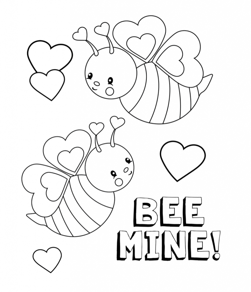 Free Printable Valentines Day Coloring Pages 7