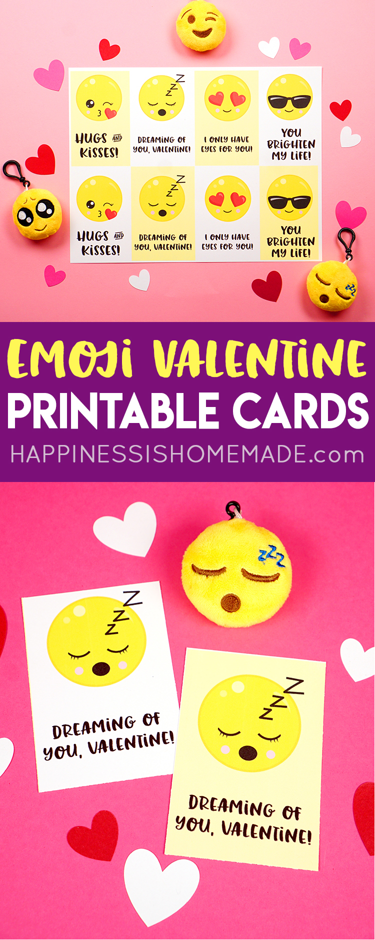 Emoji Valentine Cards Happiness Is Homemade