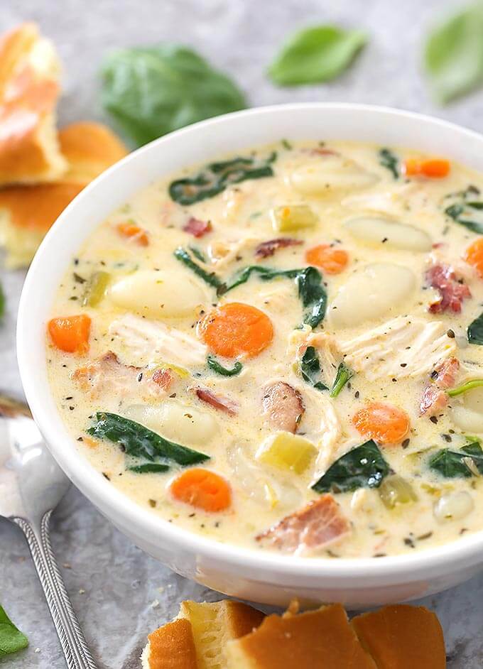 instant pot creamy chicken gnocchi soup