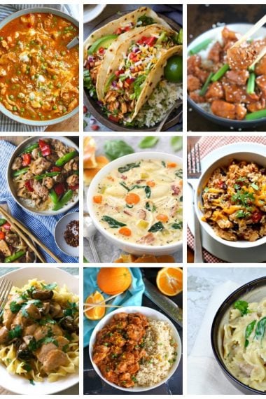 the best instant pot chicken recipes collage