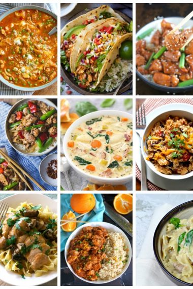 the best instant pot chicken recipes collage