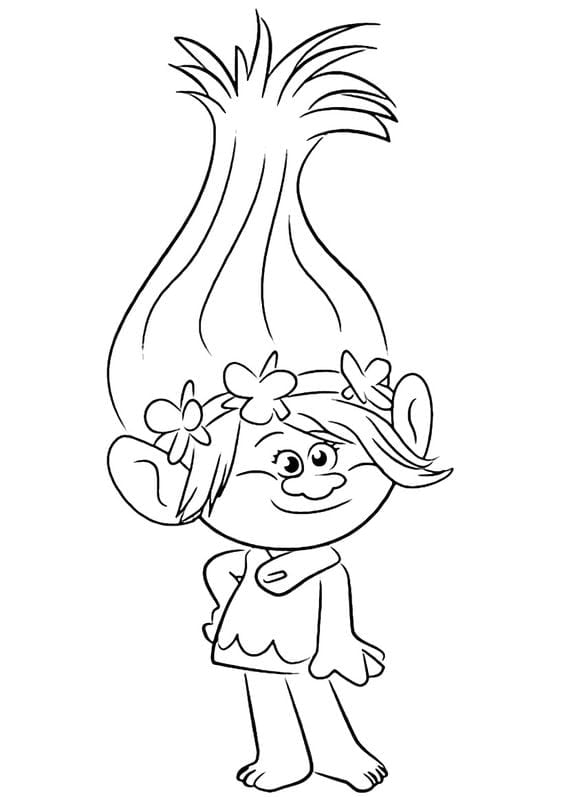 trolls printable coloring pages for kids