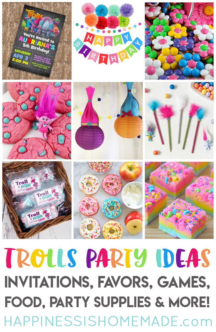 Trolls Kids Party Ideas 
