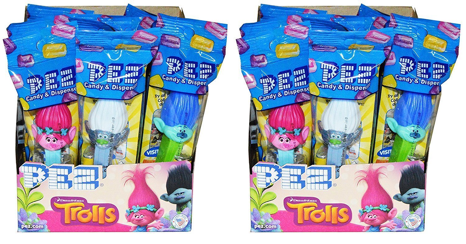 troll pez candy dispensers