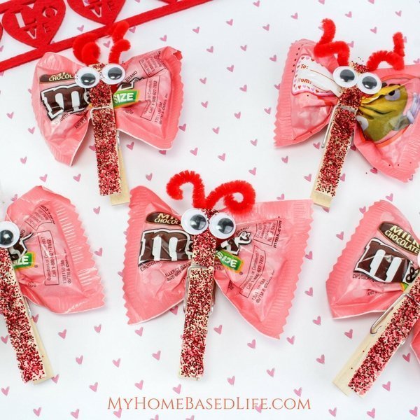 valentine candy love bugs crafts