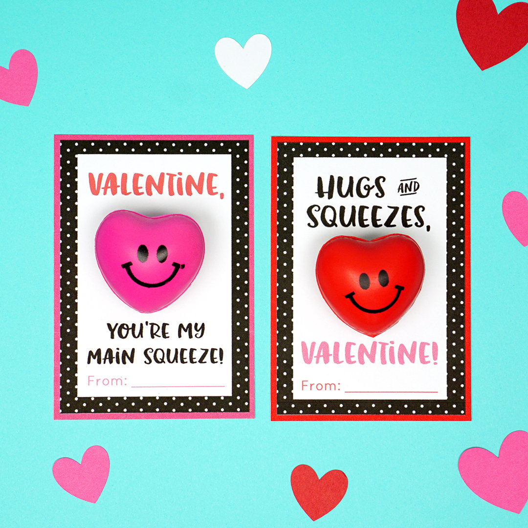 Squishy Heart Valentine Cards