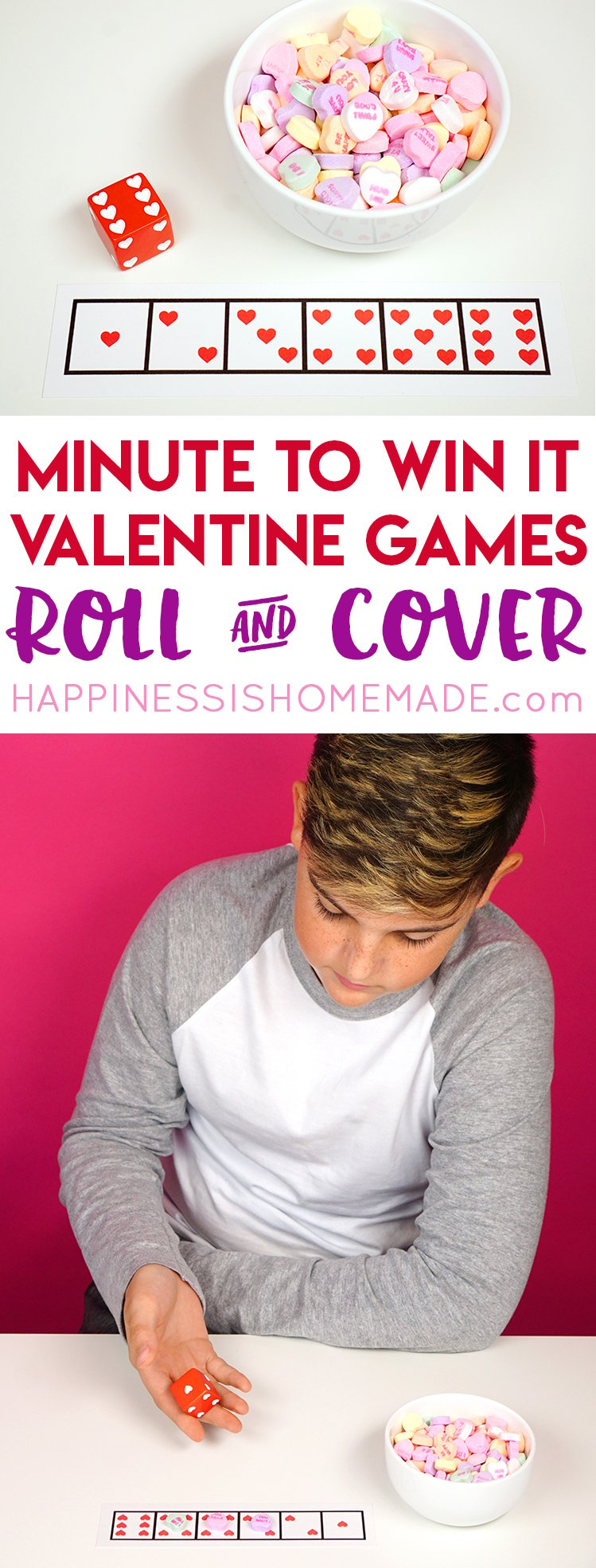 minute to win it valentine games roll and cover game